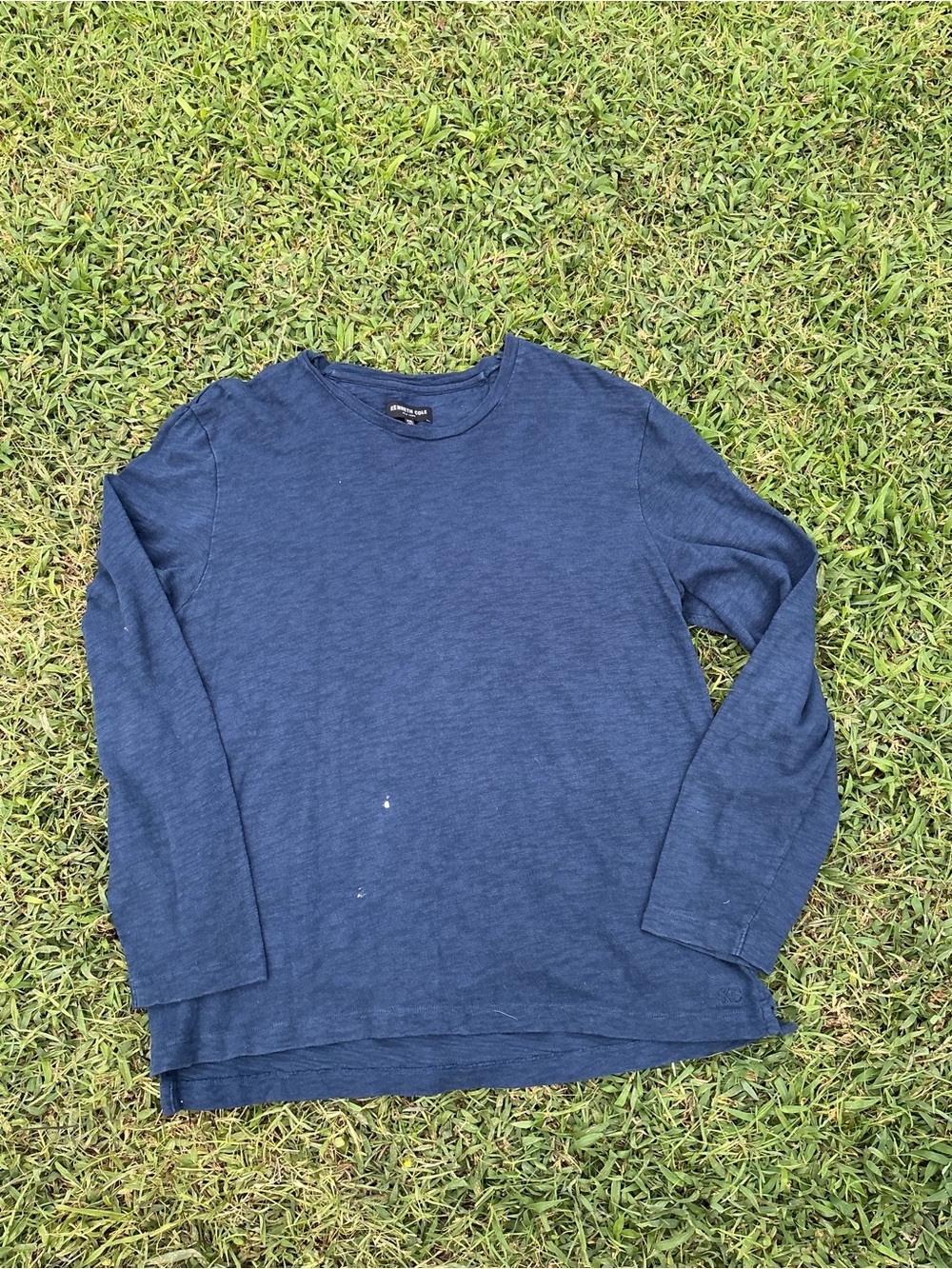 Kenneth Cole Men's Long Sleeve Crewneck Shirt - Navy